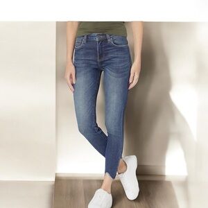 KUT from the Kloth & Connie High-Rise Ankle Skinny distressed Jeans size 6